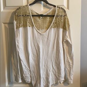Free people macrame shoulder top large